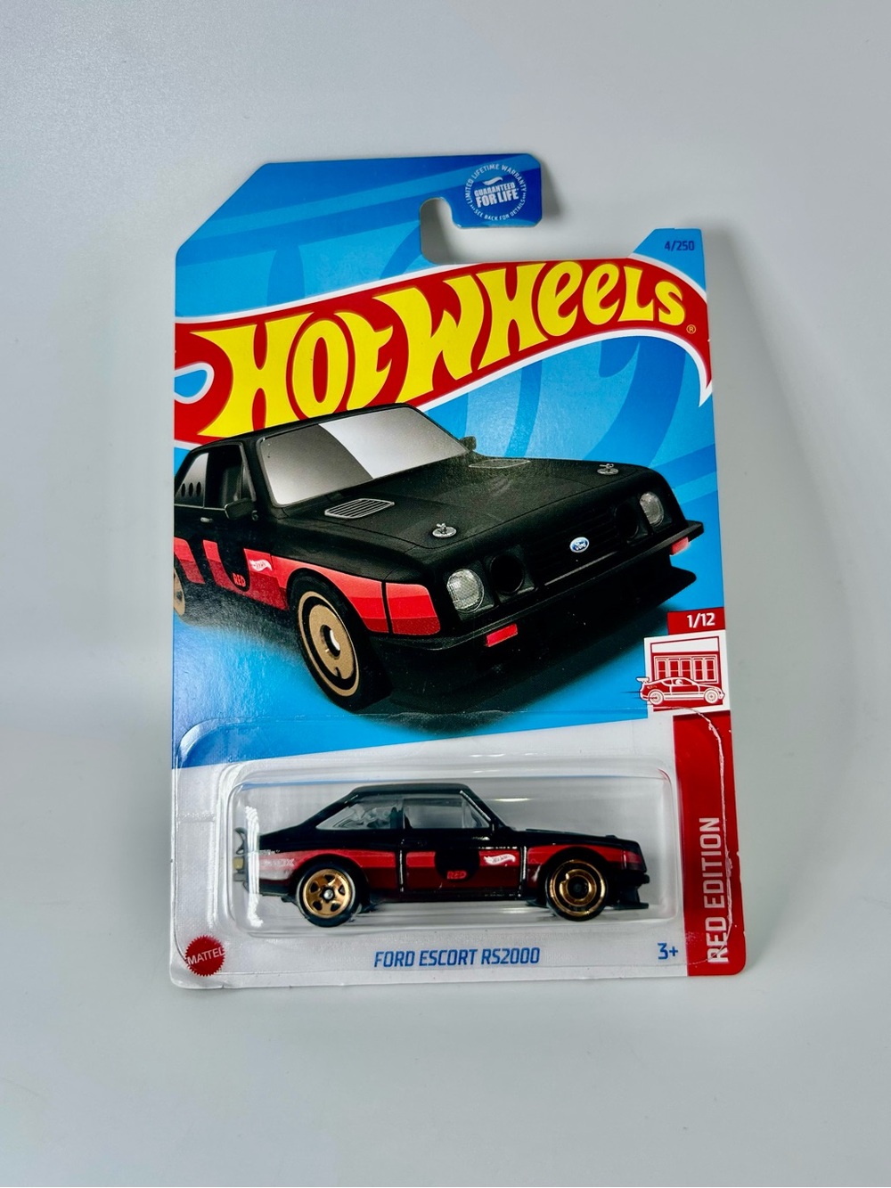 Hot Wheels 2023 Target Red Edition Exclusive Ford Escort RS2000 1/12 NEW 4/250